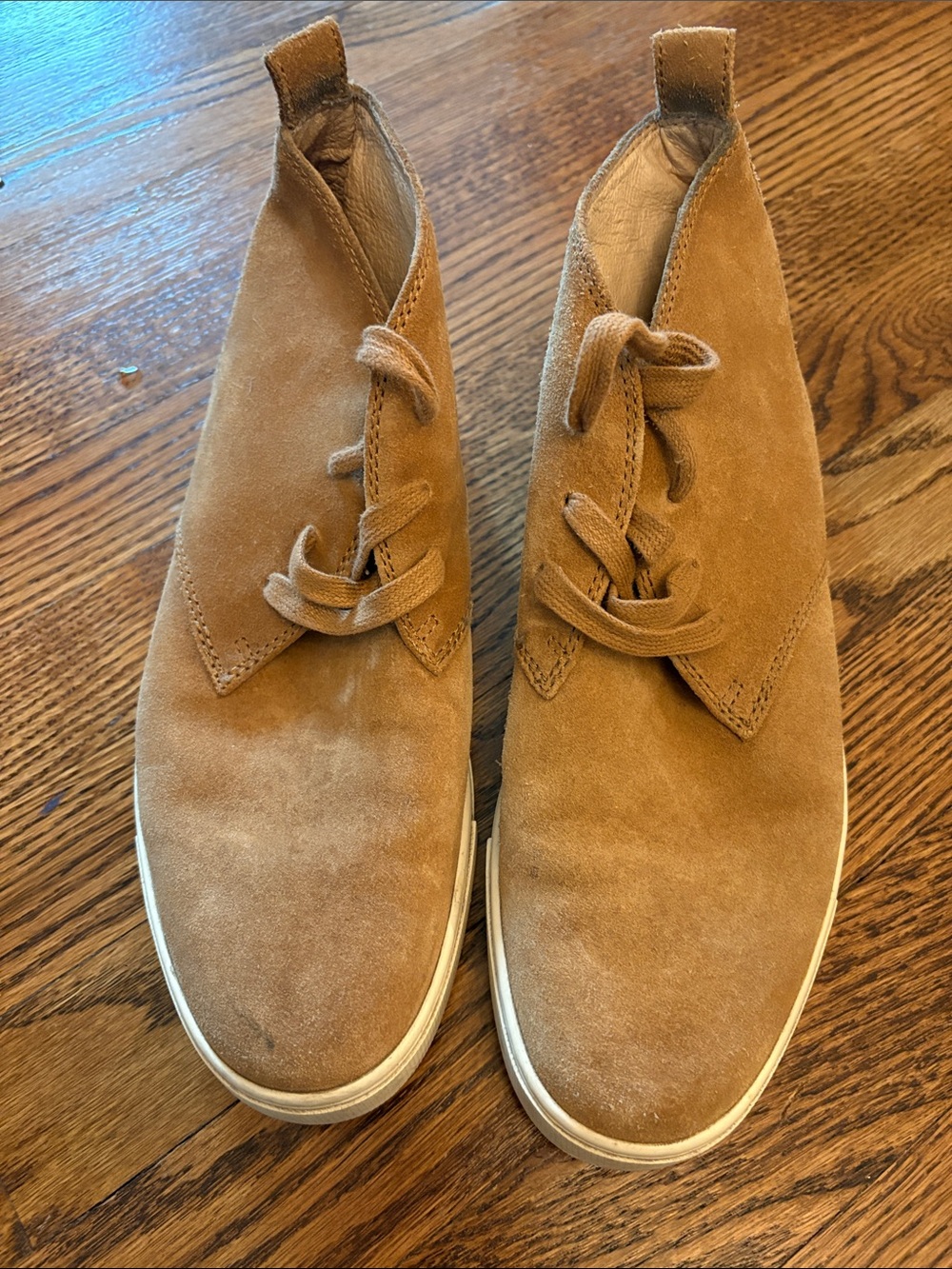 Frye Suede Chukka Sneakers in Tan